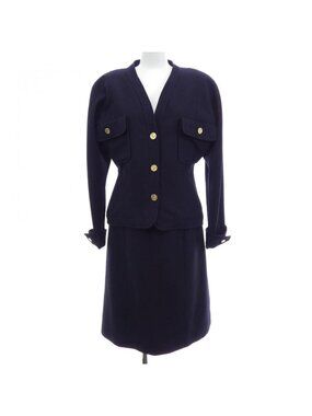 Chanel Vintage Suit Navy
